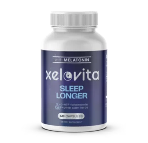 Xelovita  Natural Sleep & Metabolism Support Supplement Bottle